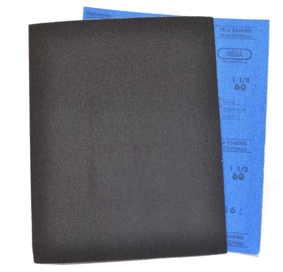 Lija Tradicional Tela - Metal y Madera - Grano 60