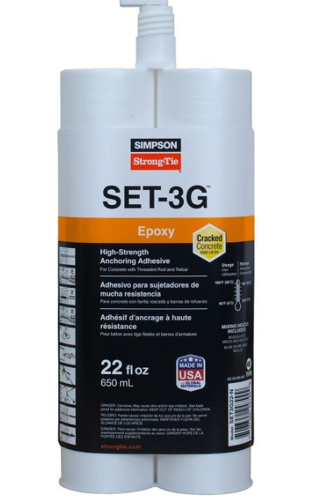 SET-3G Adhesivo Epóxico de Alta Resistencia SIMPSON
